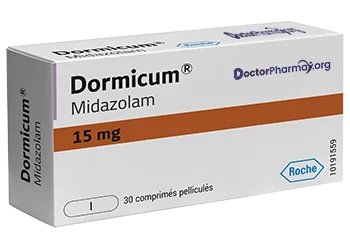 Dormicum midazolam achat 15 mg comprimes