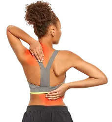 Femmes souffrant de douleurs dorsales